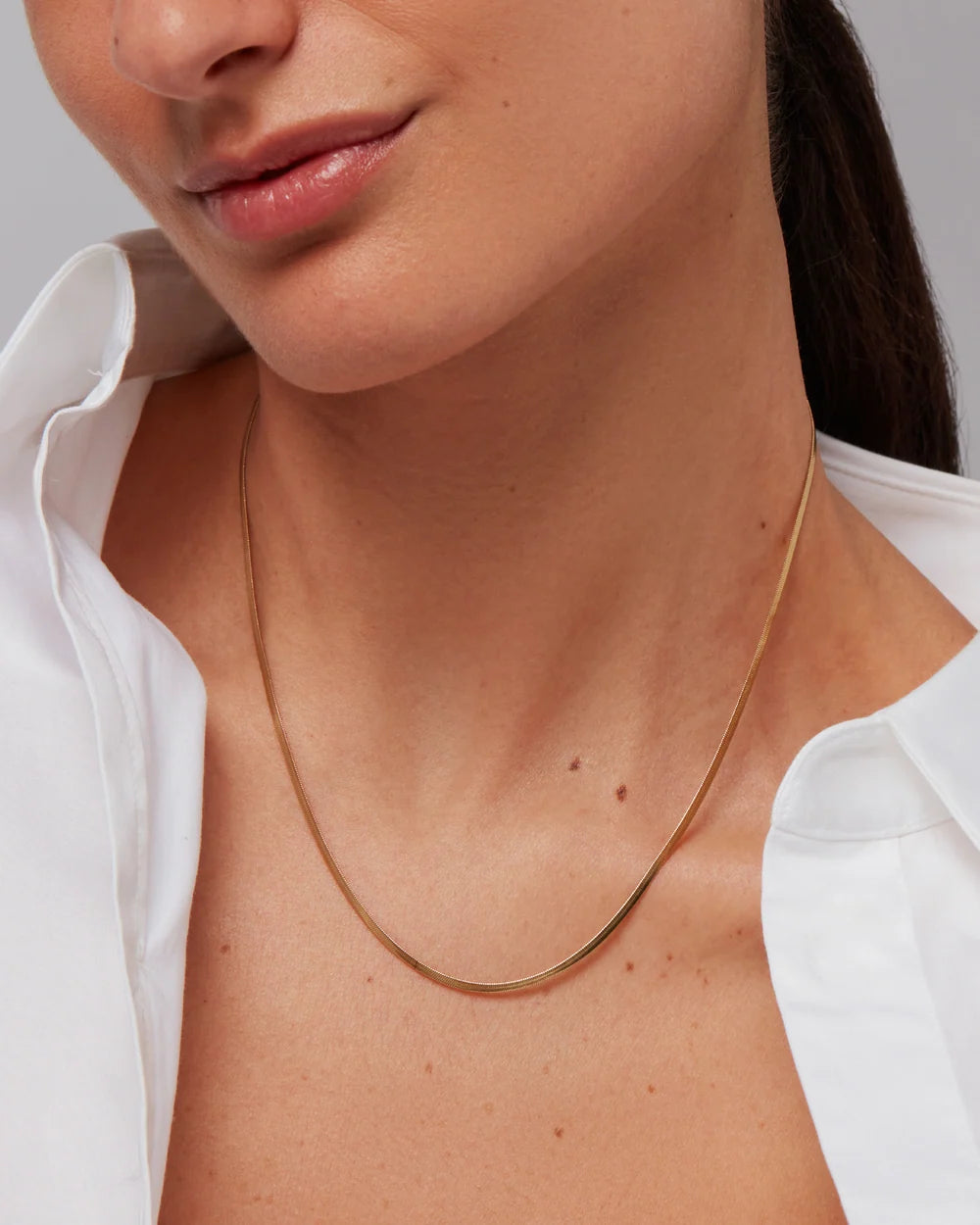 Zeina Slim Chain, Gold