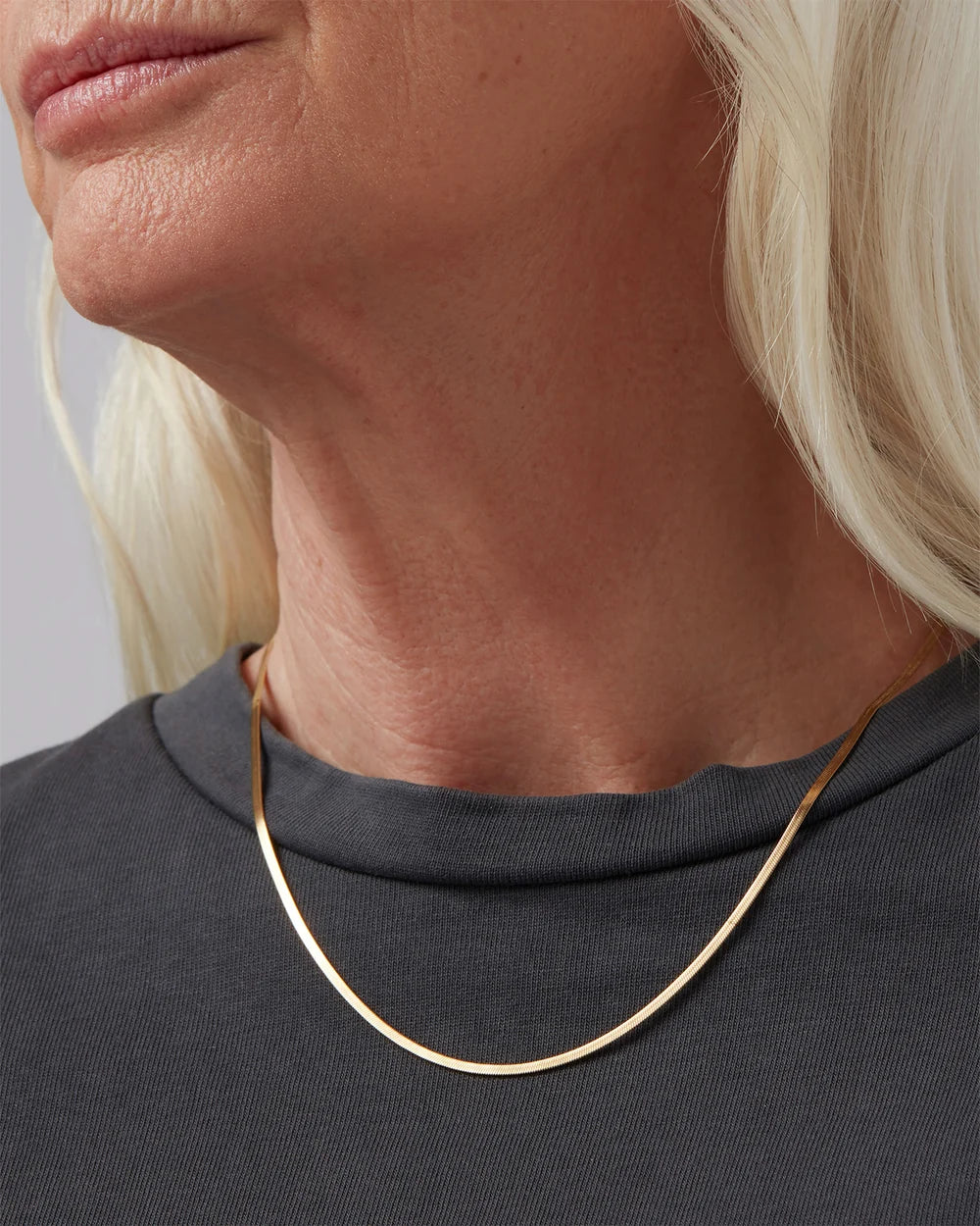 Zeina Slim Chain, Gold