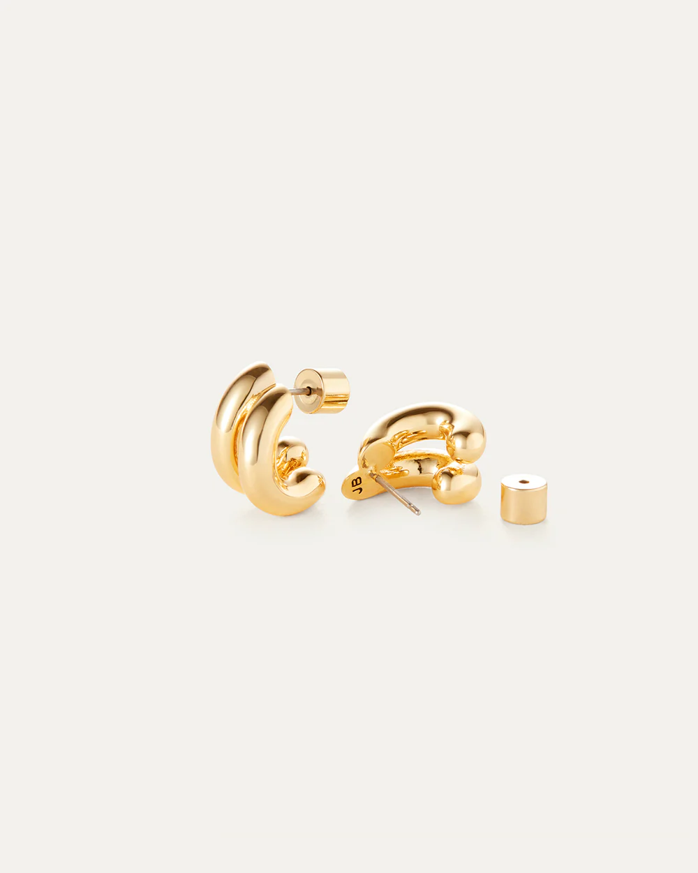 Mini Florence Earrings, Gold