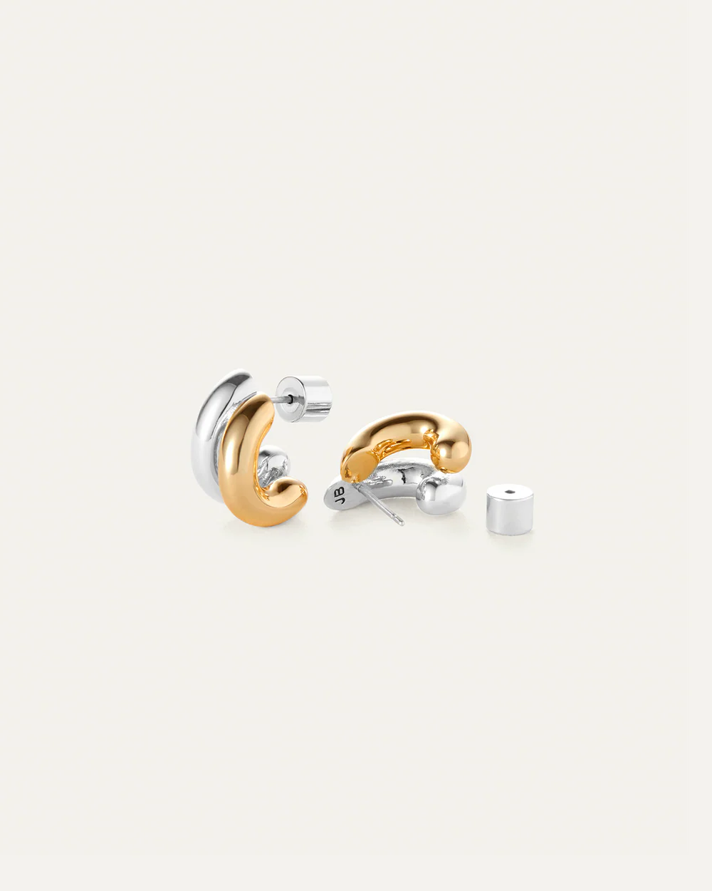 Mini Florence Earrings, Two-Tone
