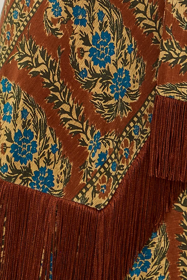 Allyne Skirt, Amber Glen Brown