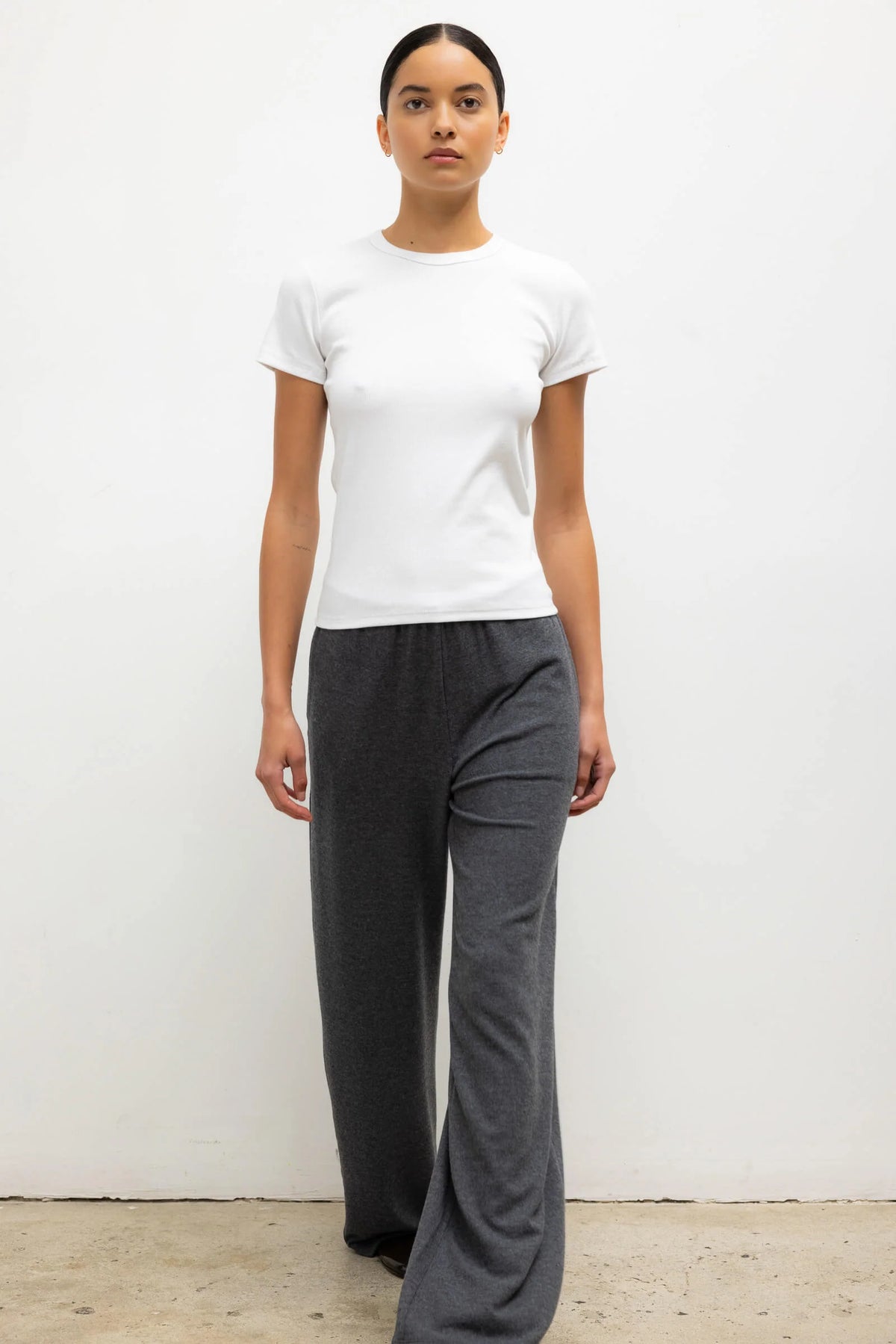 Kelly Slim Fit Tee in White