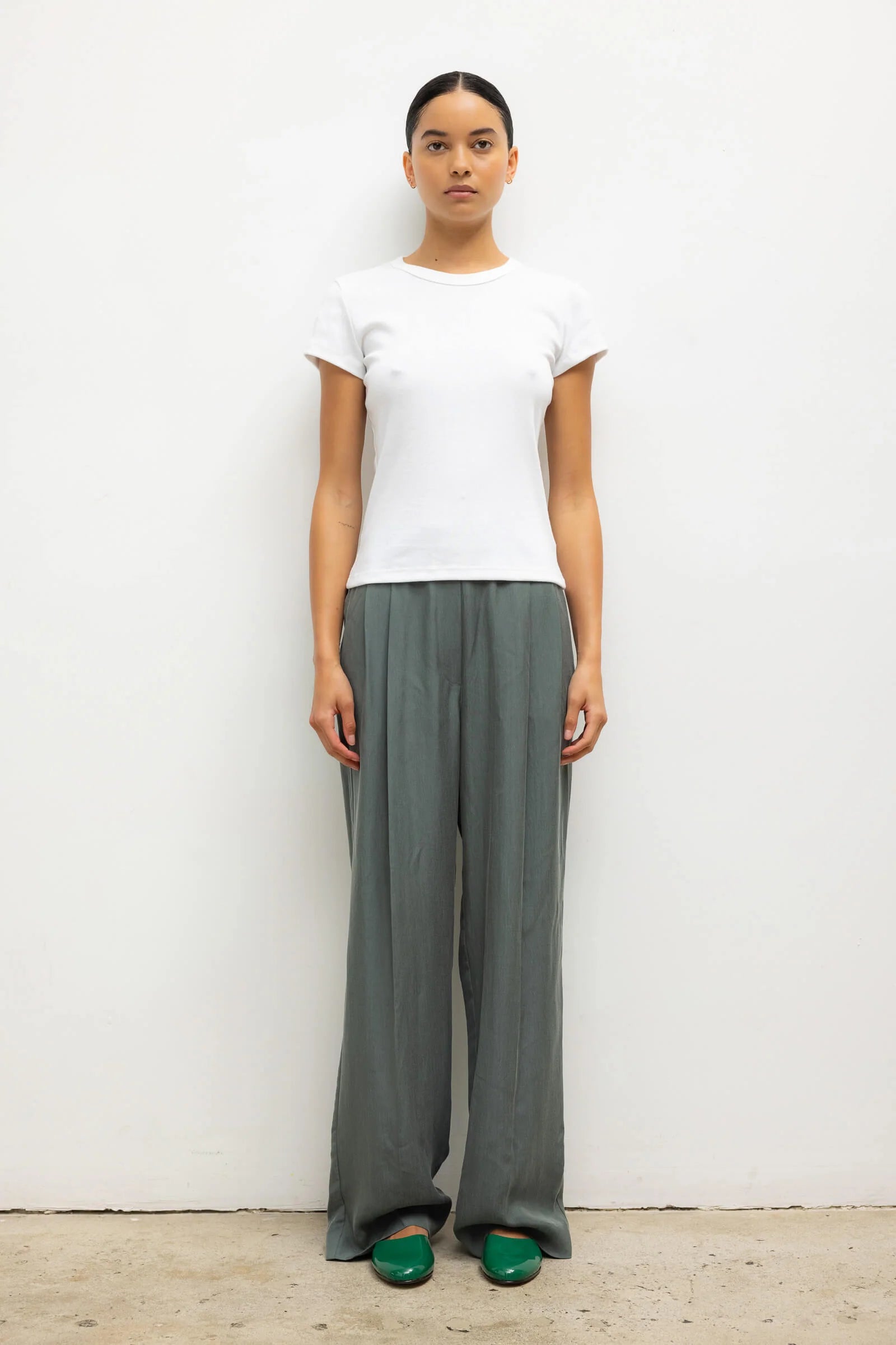 Nando Slim Fit Tee in White
