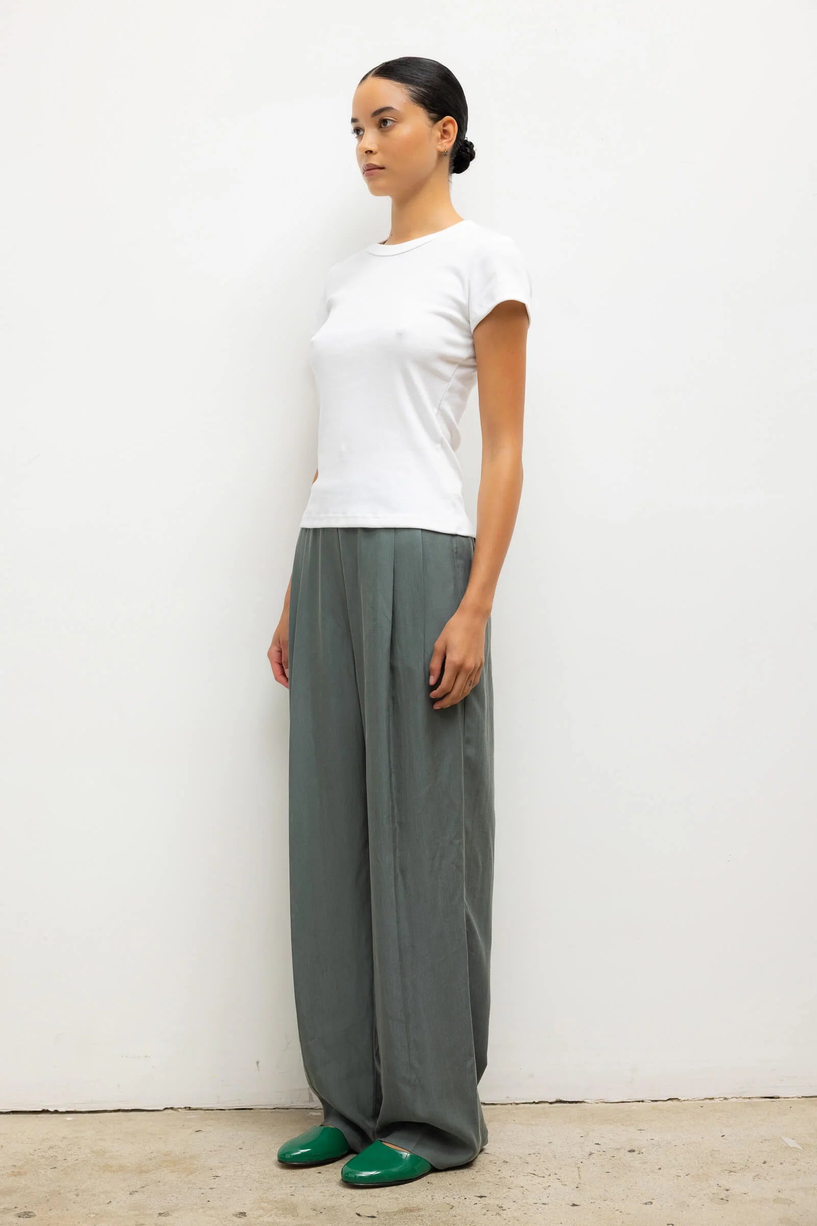 Nando Slim Fit Tee in White