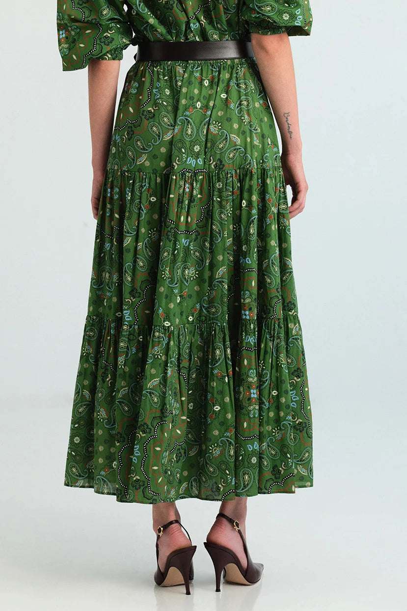 Melanie Skirt, Bandana Green