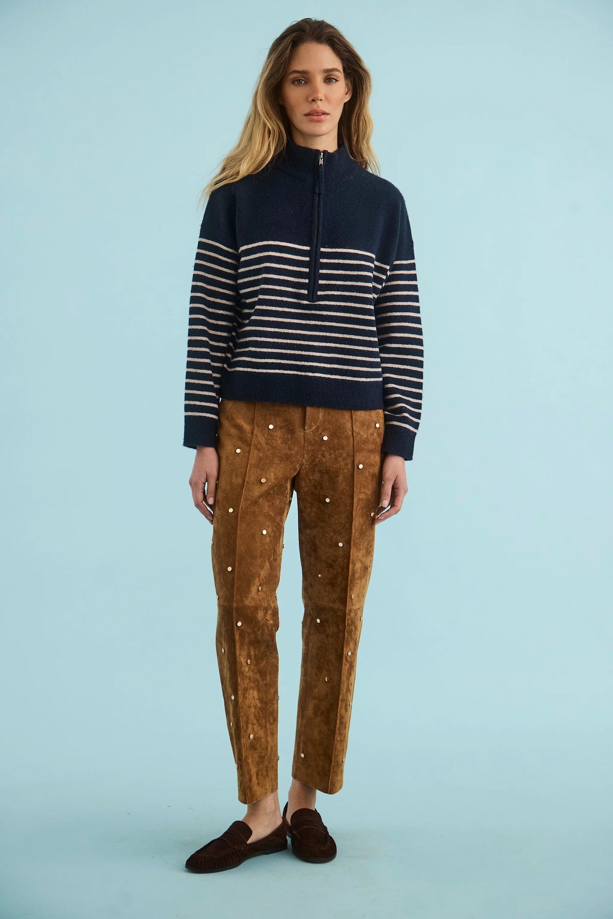 Lewis Pullover, Midnight Blue