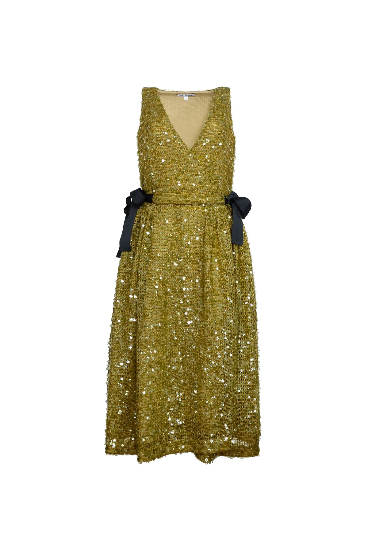 Lisanne Dress, Moss Sequin