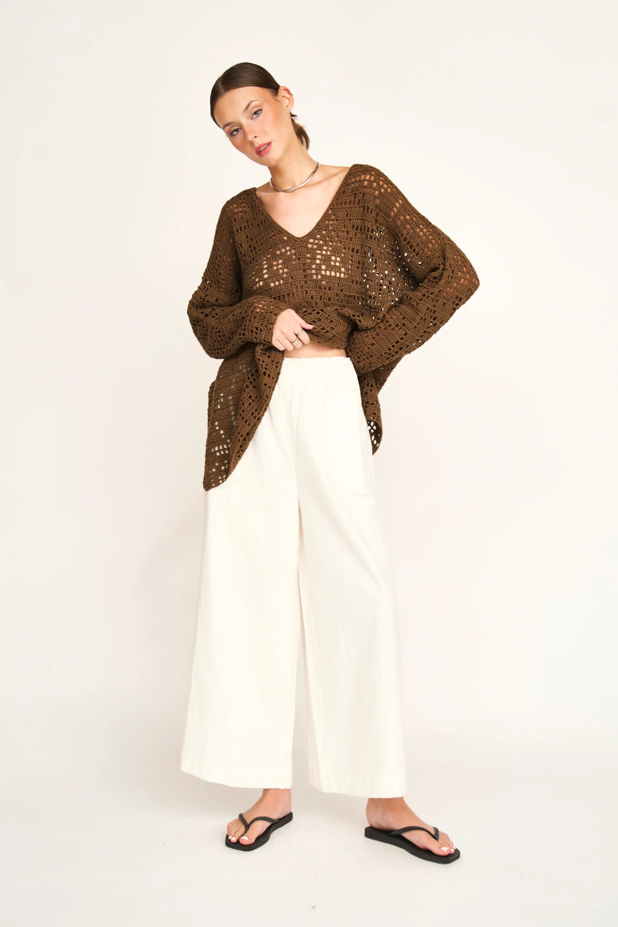 Mirth Pant, White