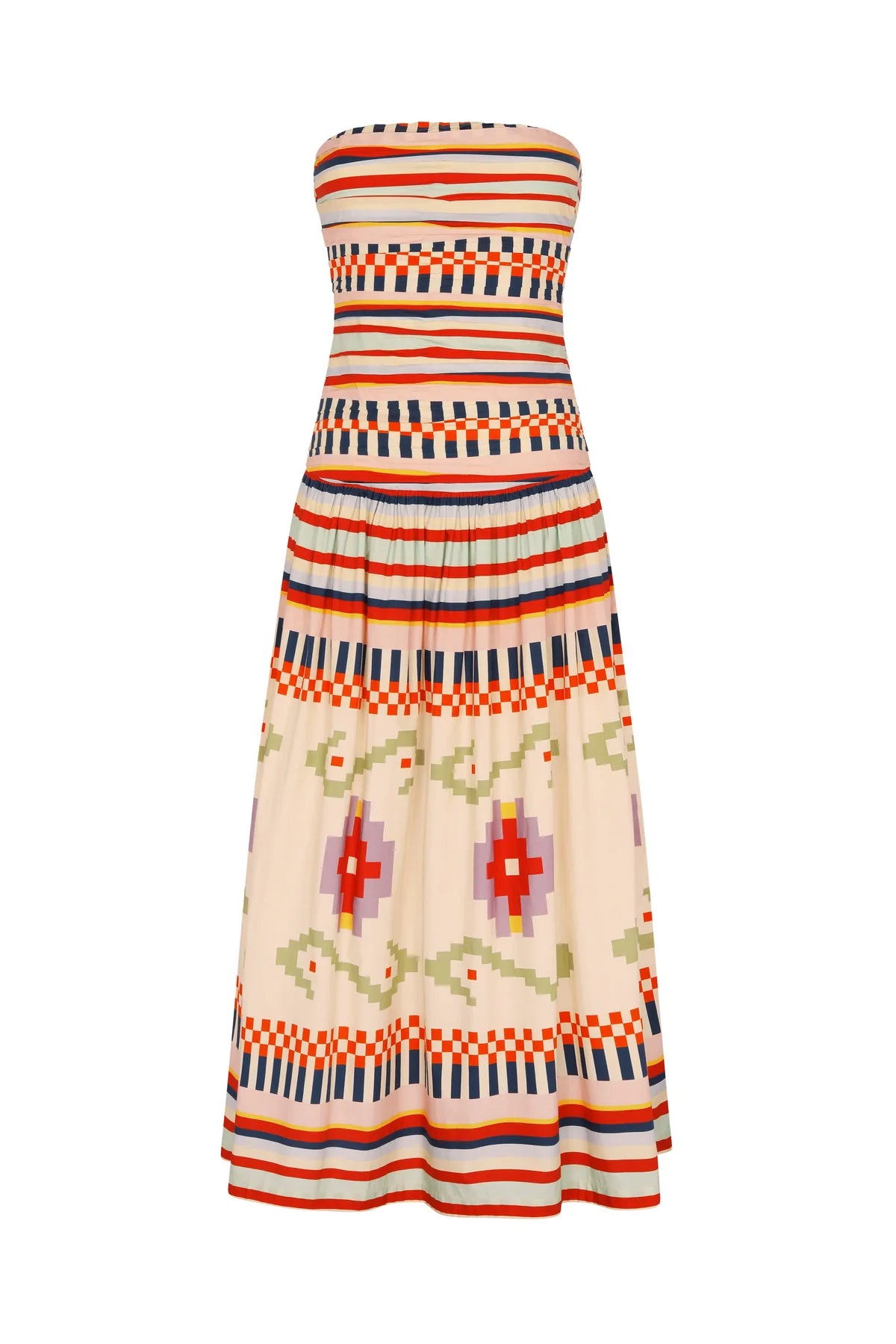Malla Dress, Multi Chacana