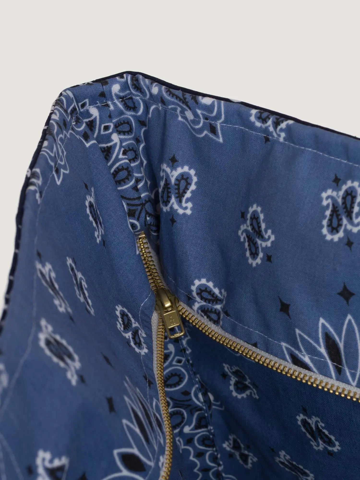 Weekend Bag, Navy & Chambray