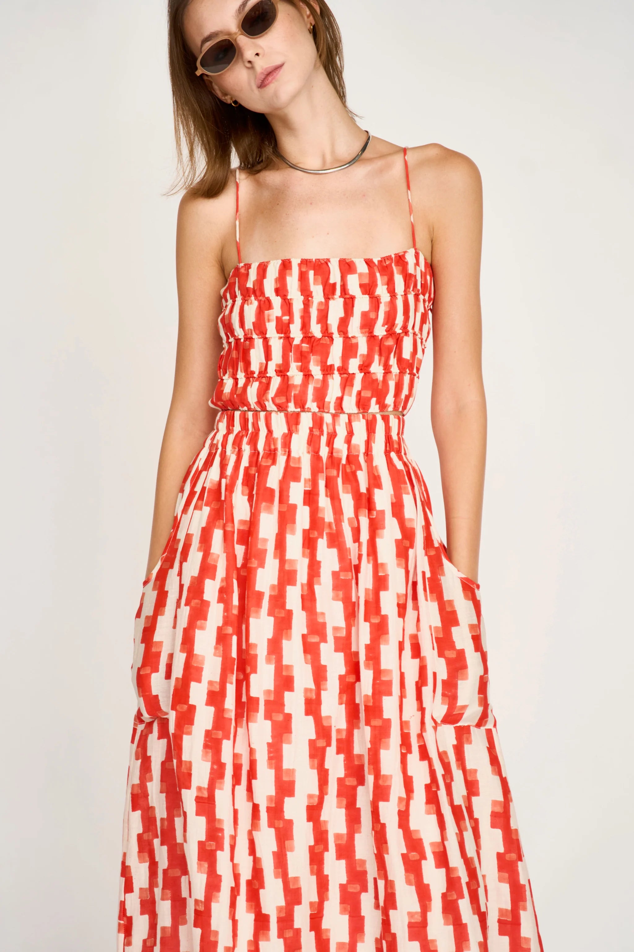 Verona Skirt, Cherry Hopscotch