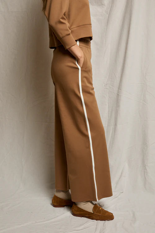 mikos wide leg pant, mocha