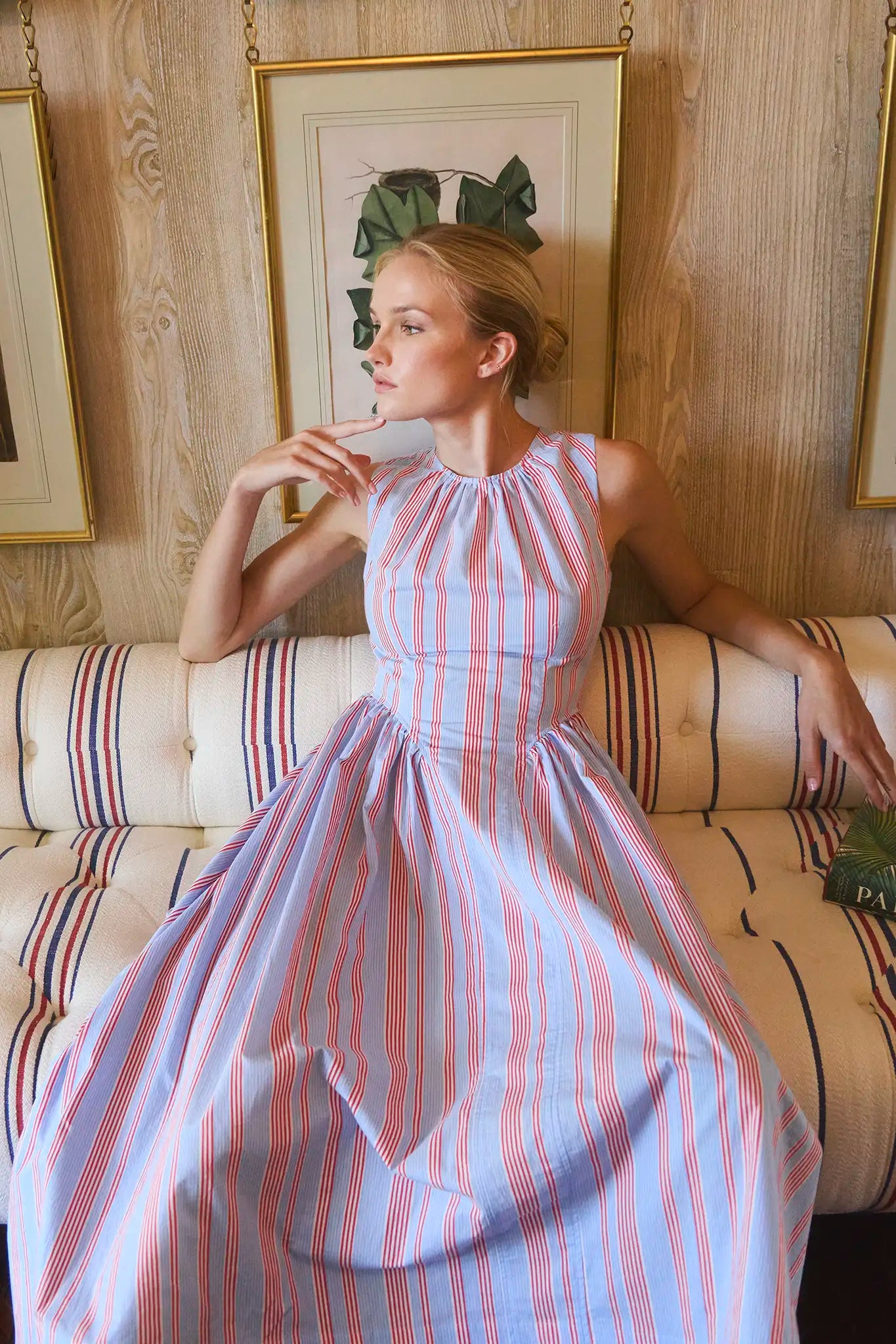 Nantucket Dress, Seaside Stripe