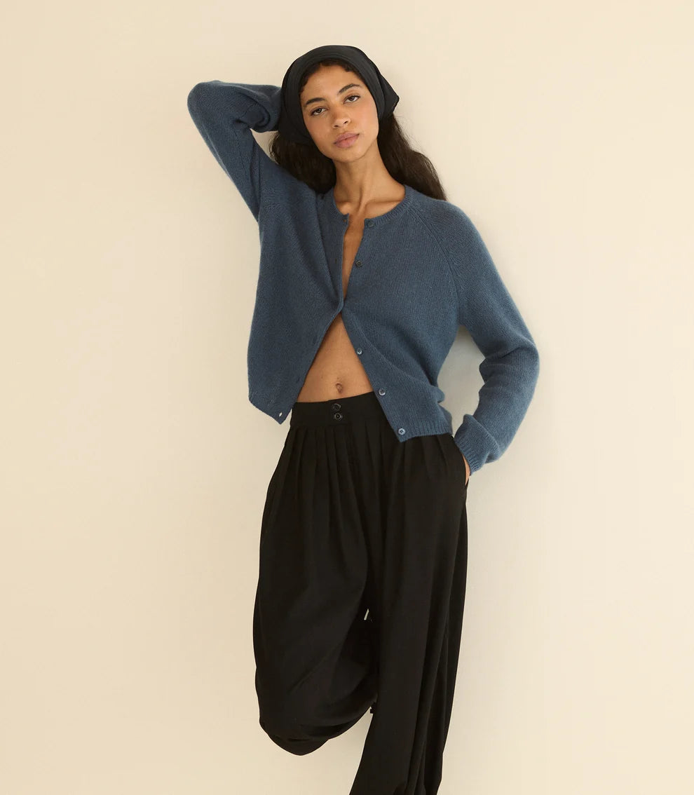 Peroline Cardigan, Blue Stone