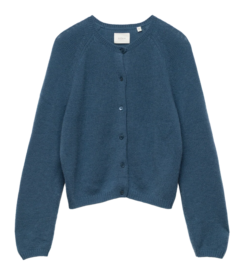 Peroline Cardigan, Blue Stone