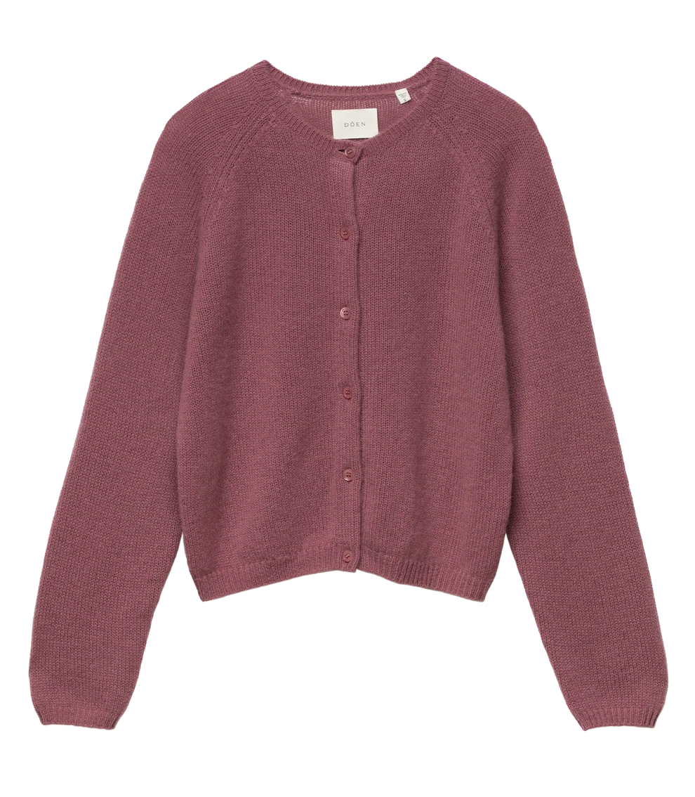 Peroline Cardigan, Rose Mauve