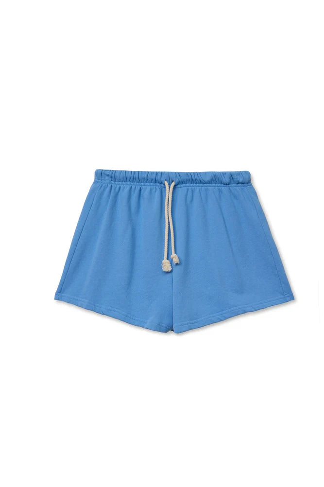 layla sweat short, pacific blue