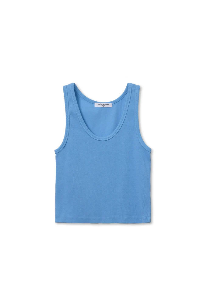 blondie tank, pacific blue