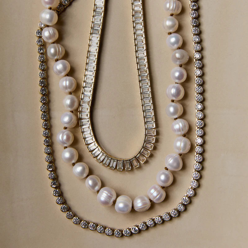 Baguette Tennis Necklace