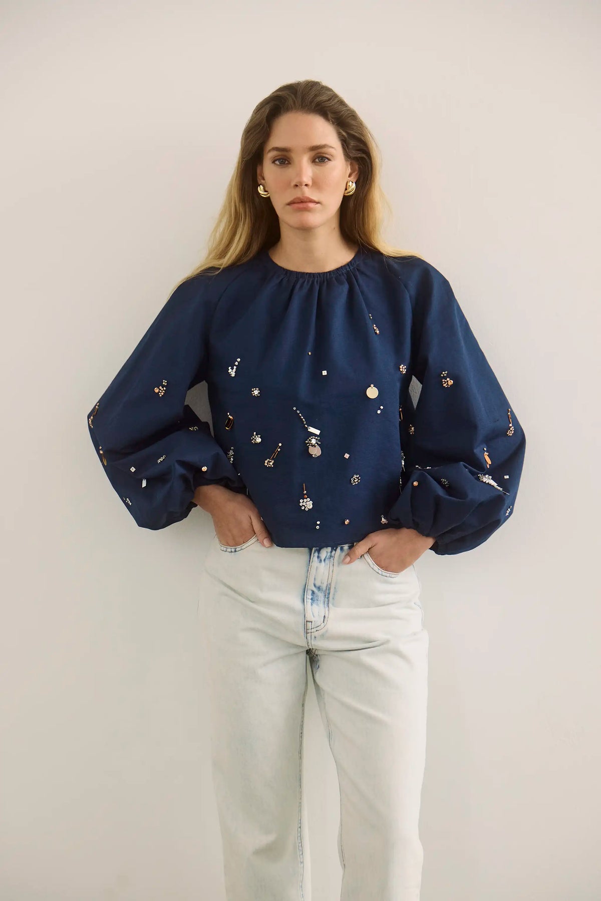Rue Blouse, Atelier Splatter Navy