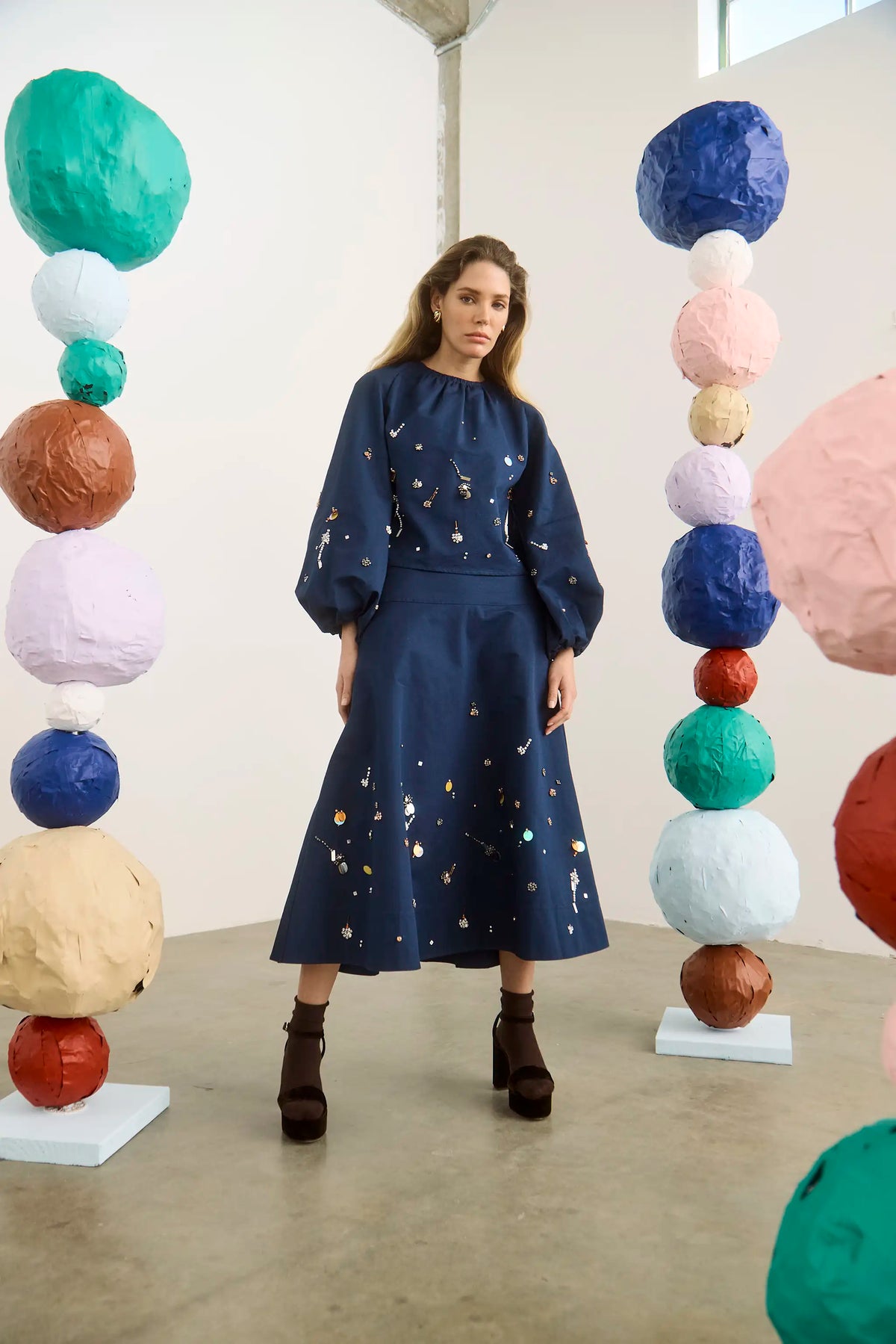 Rue Blouse, Atelier Splatter Navy