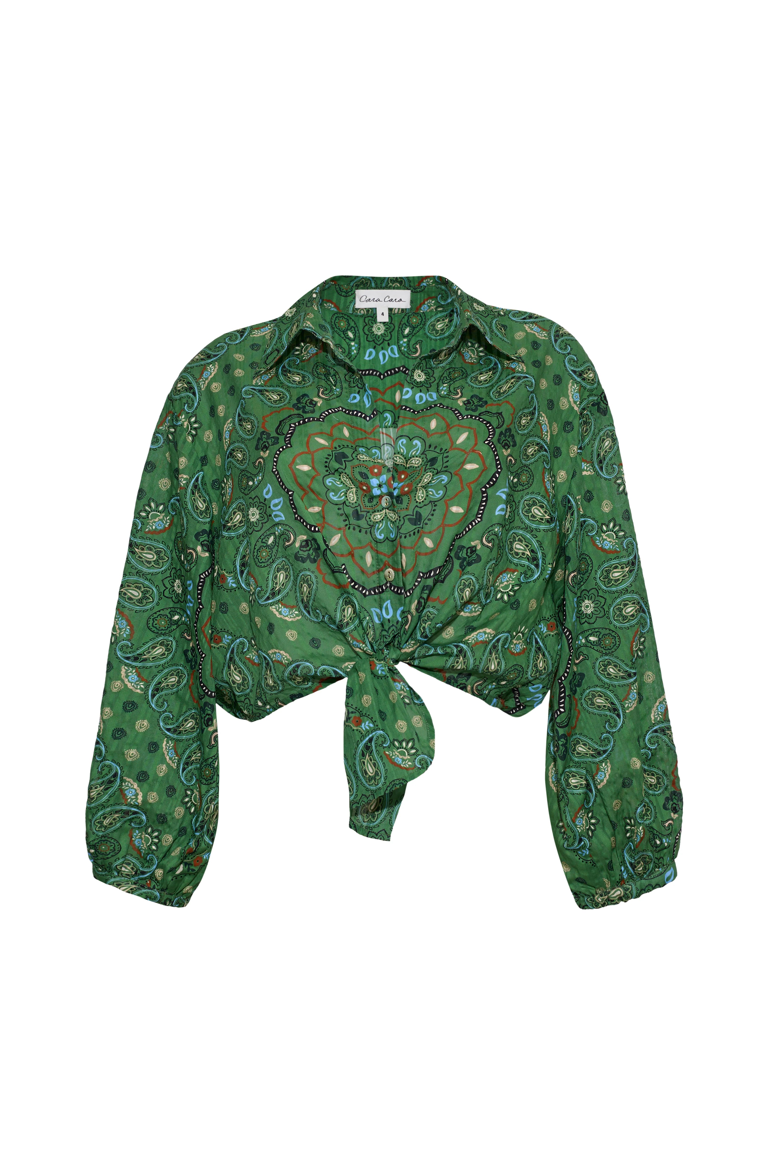 Rumson Top, Bandana Green