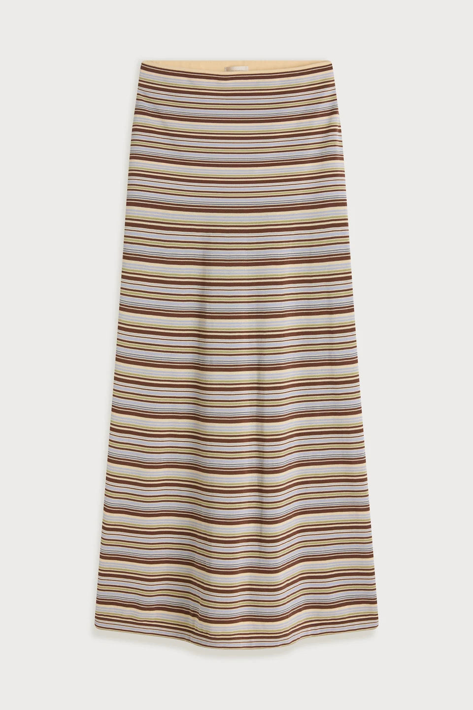 Casia Maxi Skirt, Canaria Stripe Carob