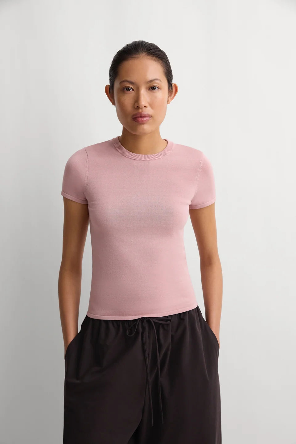 Leandra T-Shirt, Faded Pink