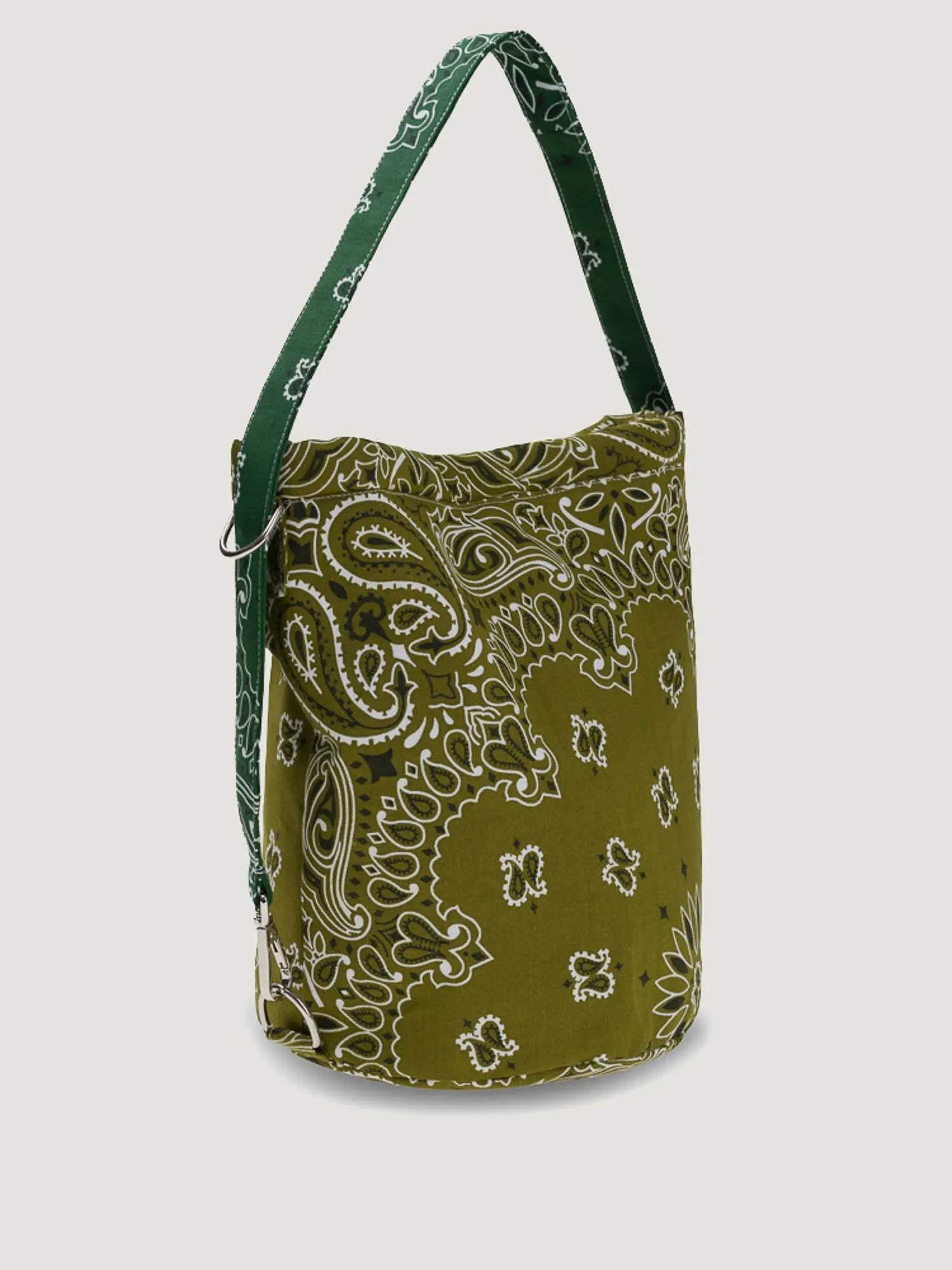 Seau Bag, Bronze & Weekend Green