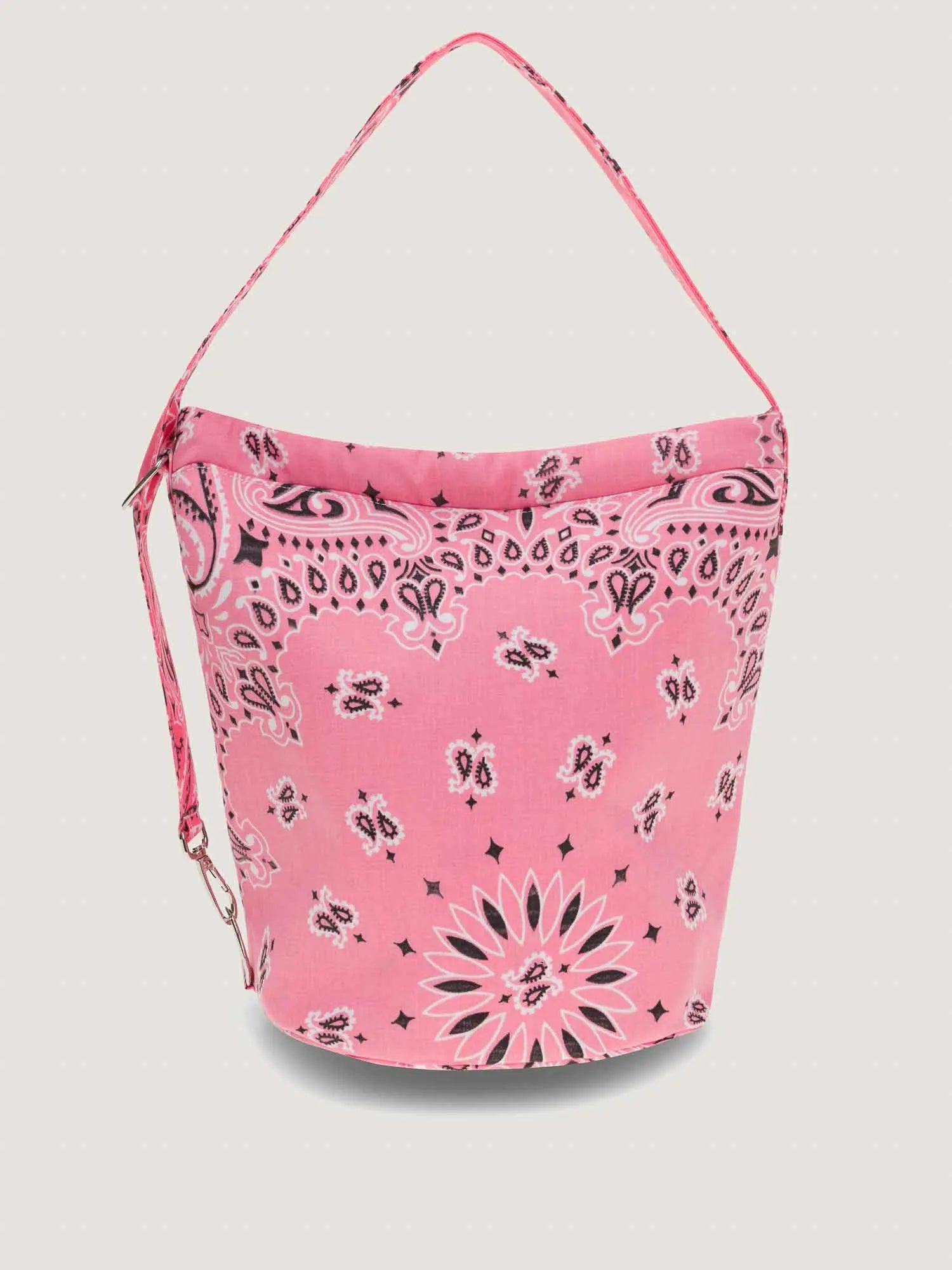 Seau Bag, Pale Pink & Strawberry