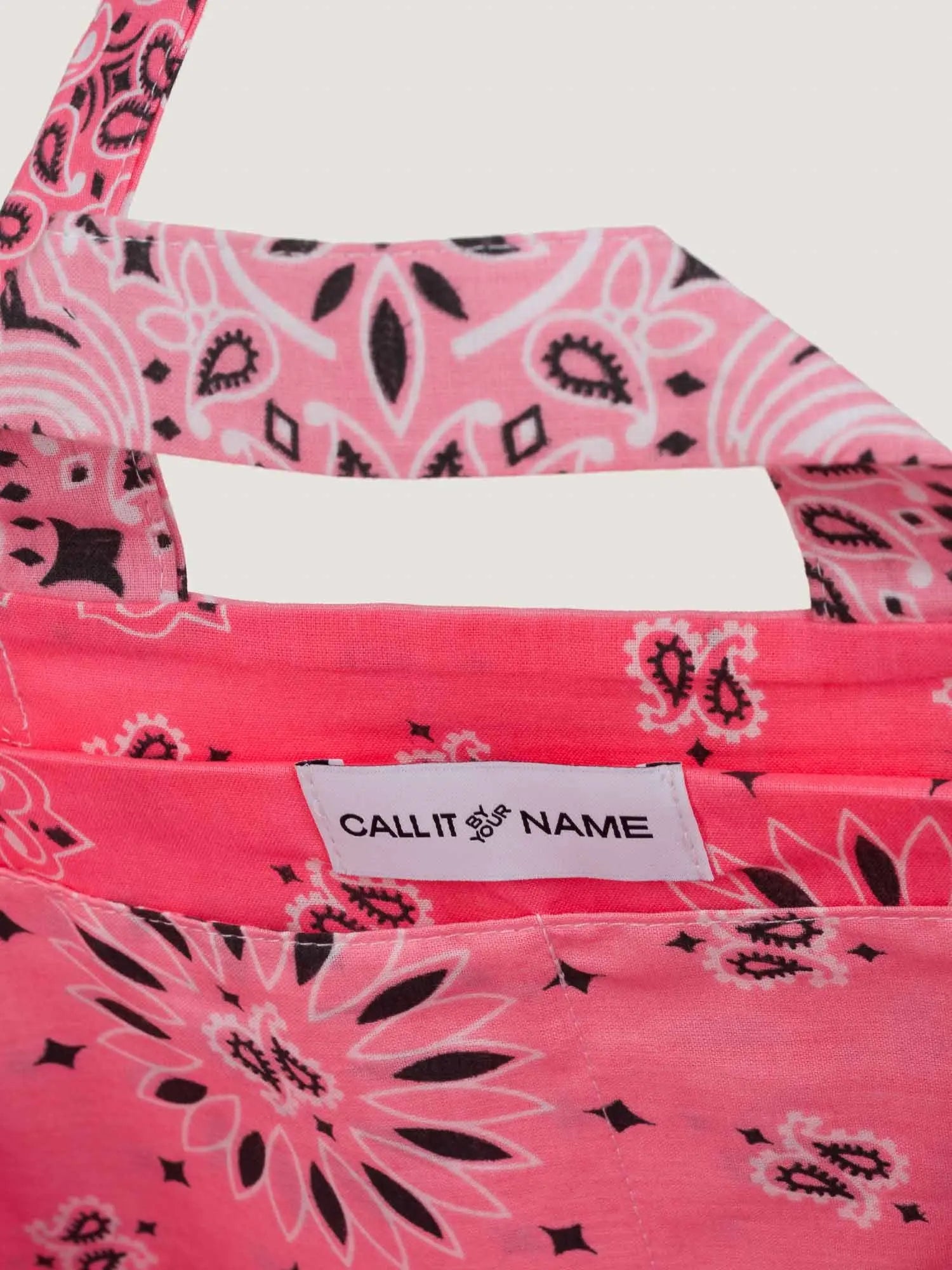 Picnic Bag, Strawberry & Pale Pink