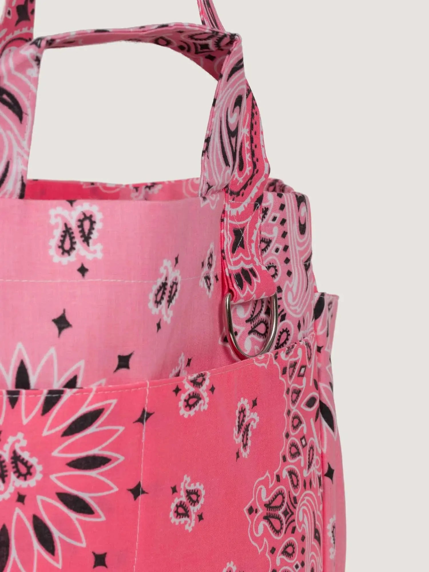 Picnic Bag, Strawberry & Pale Pink
