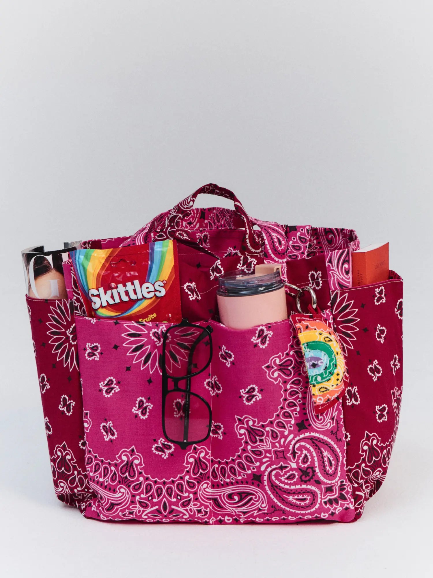 Picnic Bag, Fucshia & Burgundy