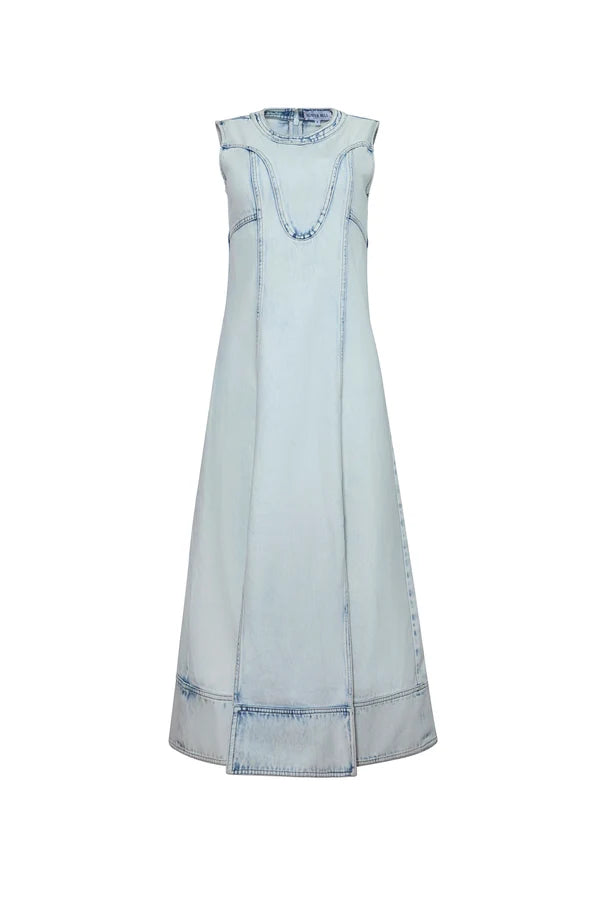 Sedona Dress, Washed Blue