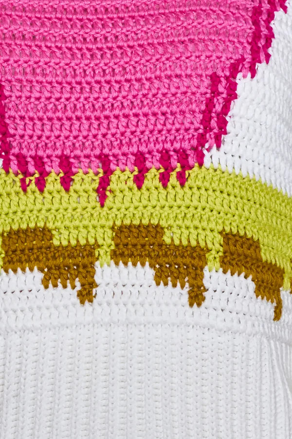 Sully Pullover, White Multi