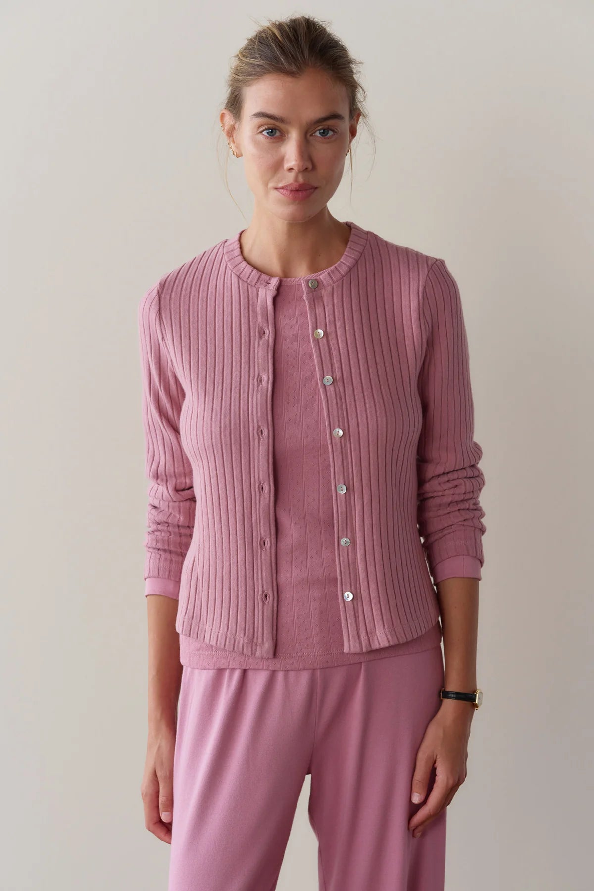 Sweater Rib Cardi, Roz