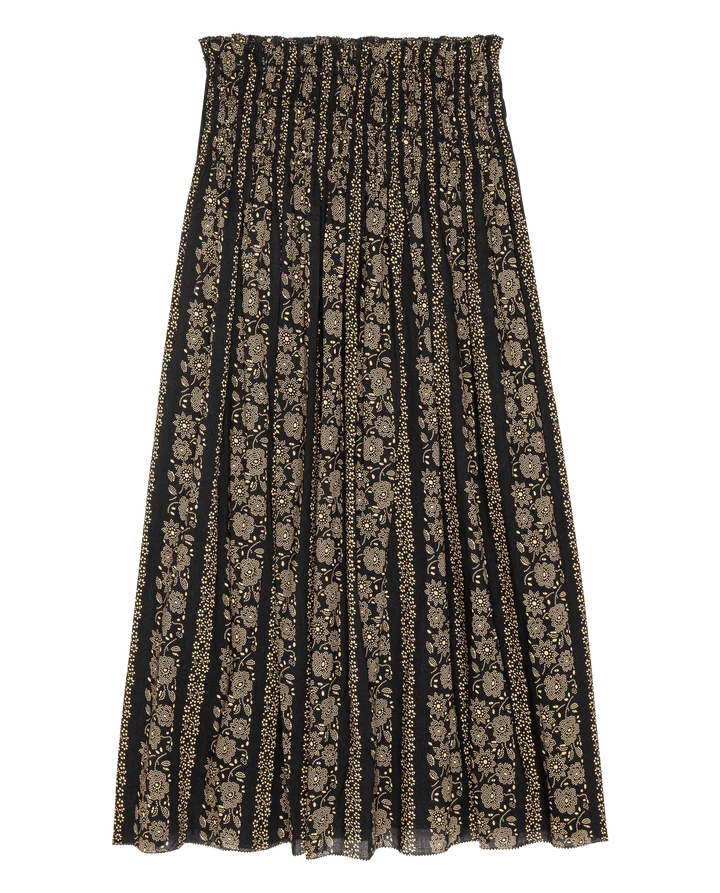 Canary Skirt, Black & Cream Floral