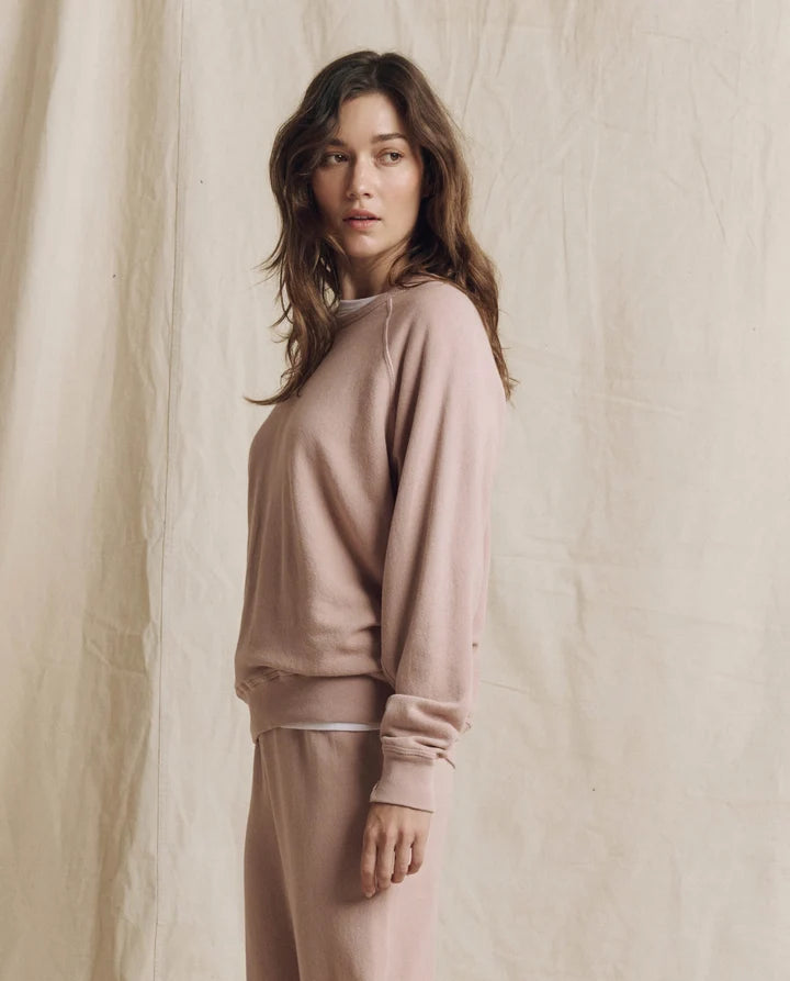 College Sweatshirt, Ballet Pink