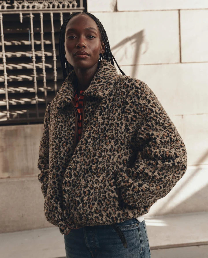 Vail Jacket, Tan Leopard