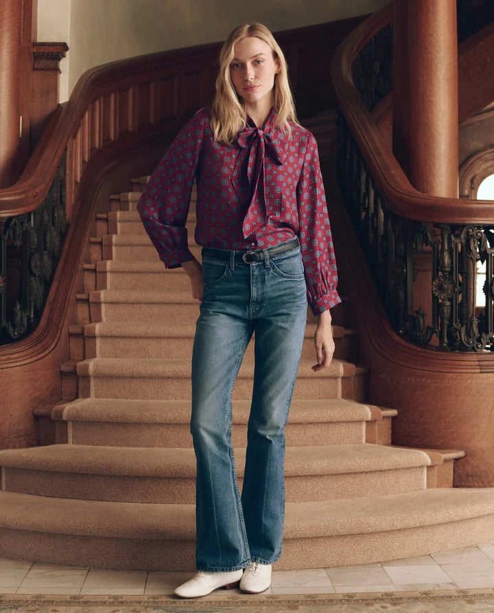 Zenith Top, Medallion Tie Print