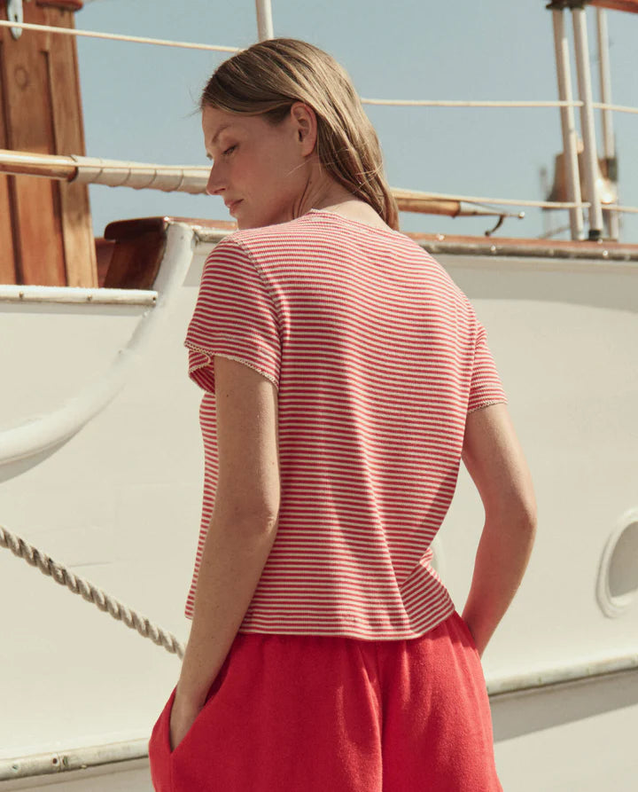 Little Tee, Pimento Stripe
