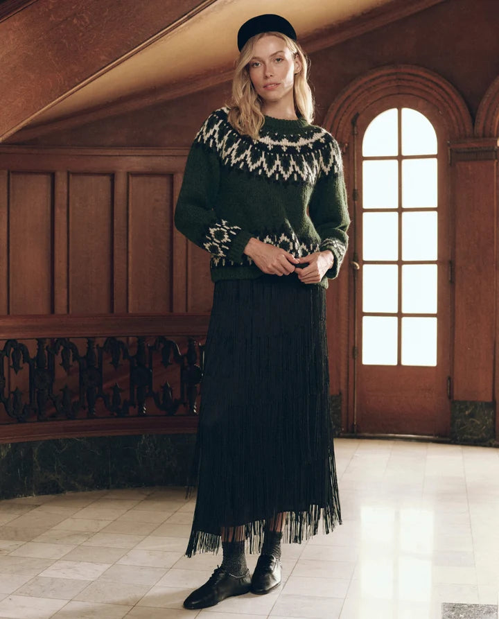 Arctic Fairisle Pullover, Winter Pine