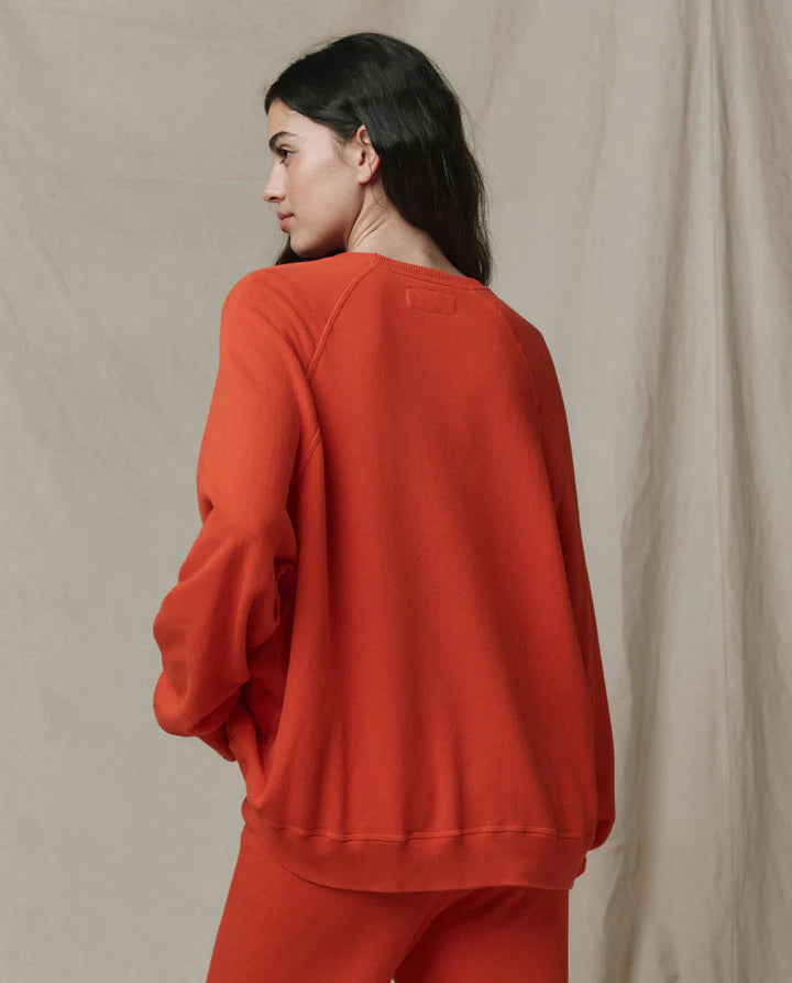 Slouch Sweatshirt, Persimmon