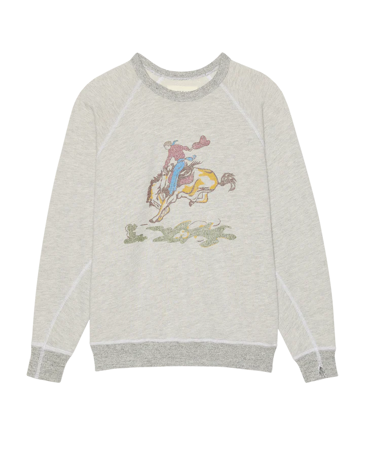 College Sweatshirt, Rider Graphic