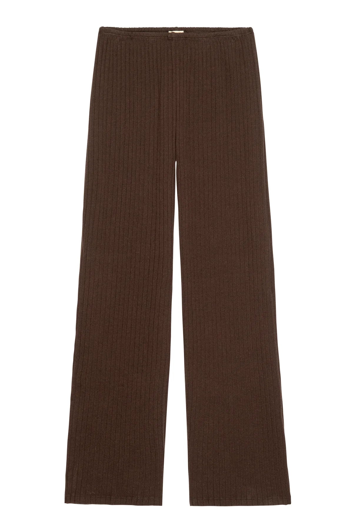 Sweater Rib Simple Pant, Espresso