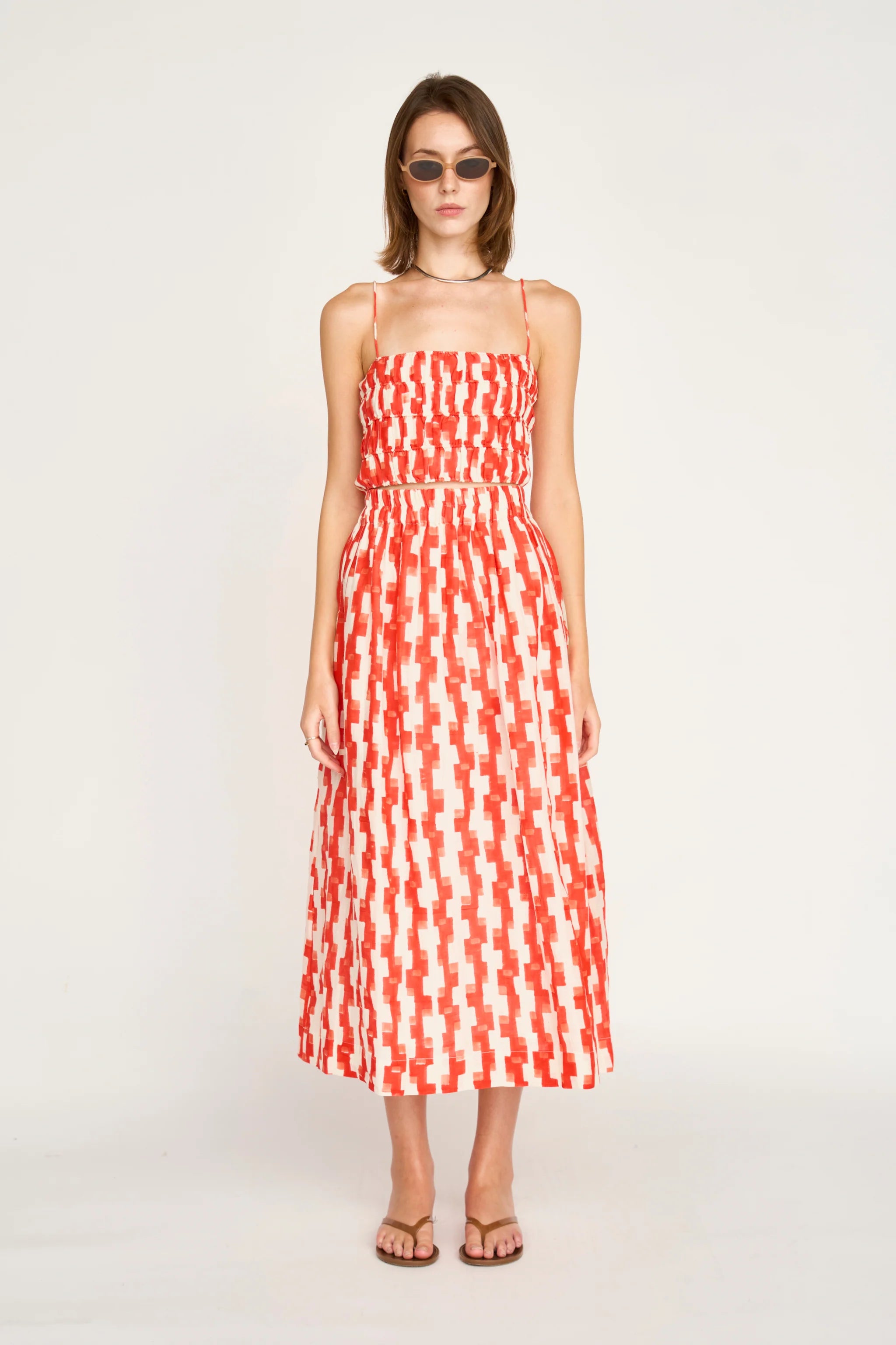 Verona Skirt, Cherry Hopscotch