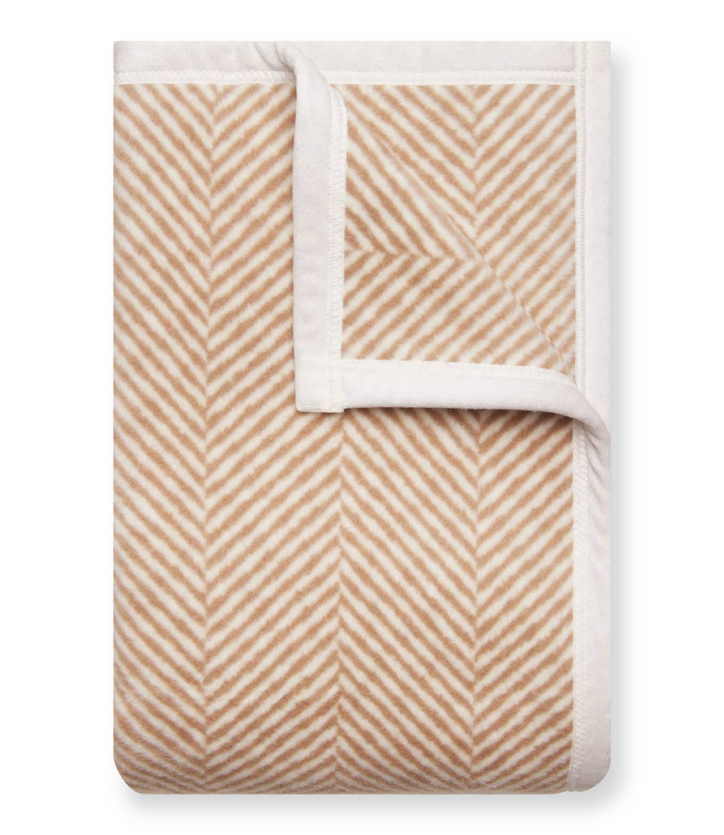 Herringbone Tan Blanket