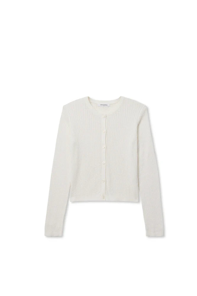 ada cardigan, white