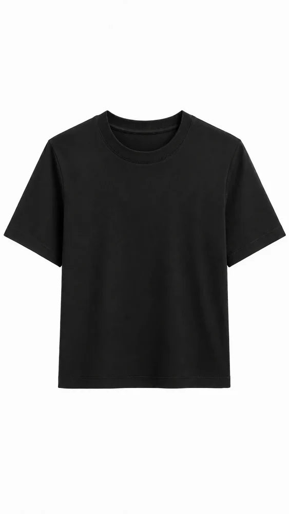 atlas tee, true black