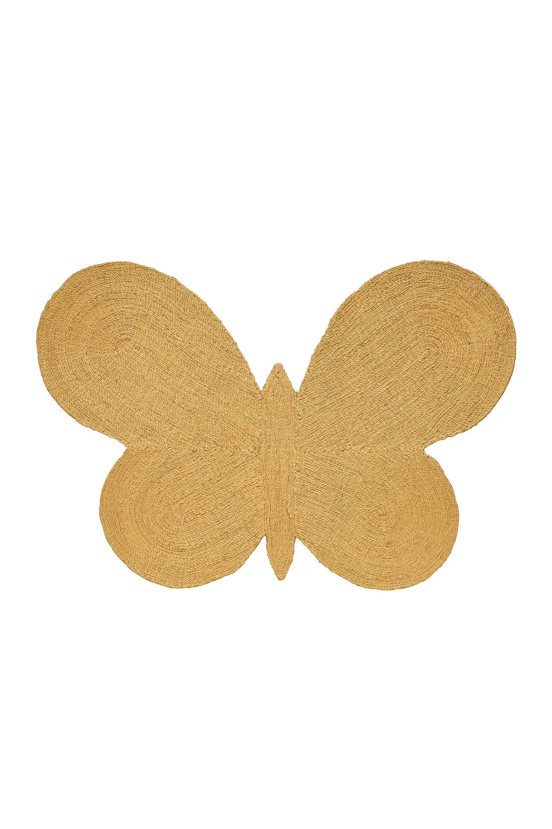 Butterfly Jute Rug, Ochre